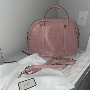 Beautiful Chic Pink Gucci! All leather + brand new!